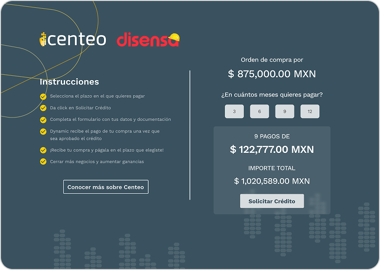 Centeo + Diseño interface