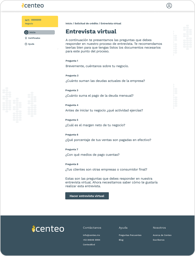 Entrevista virtual
